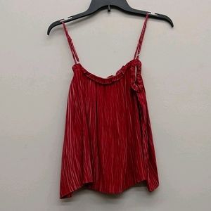 Eden Society Fuschia Spaghetti Strap Blouse